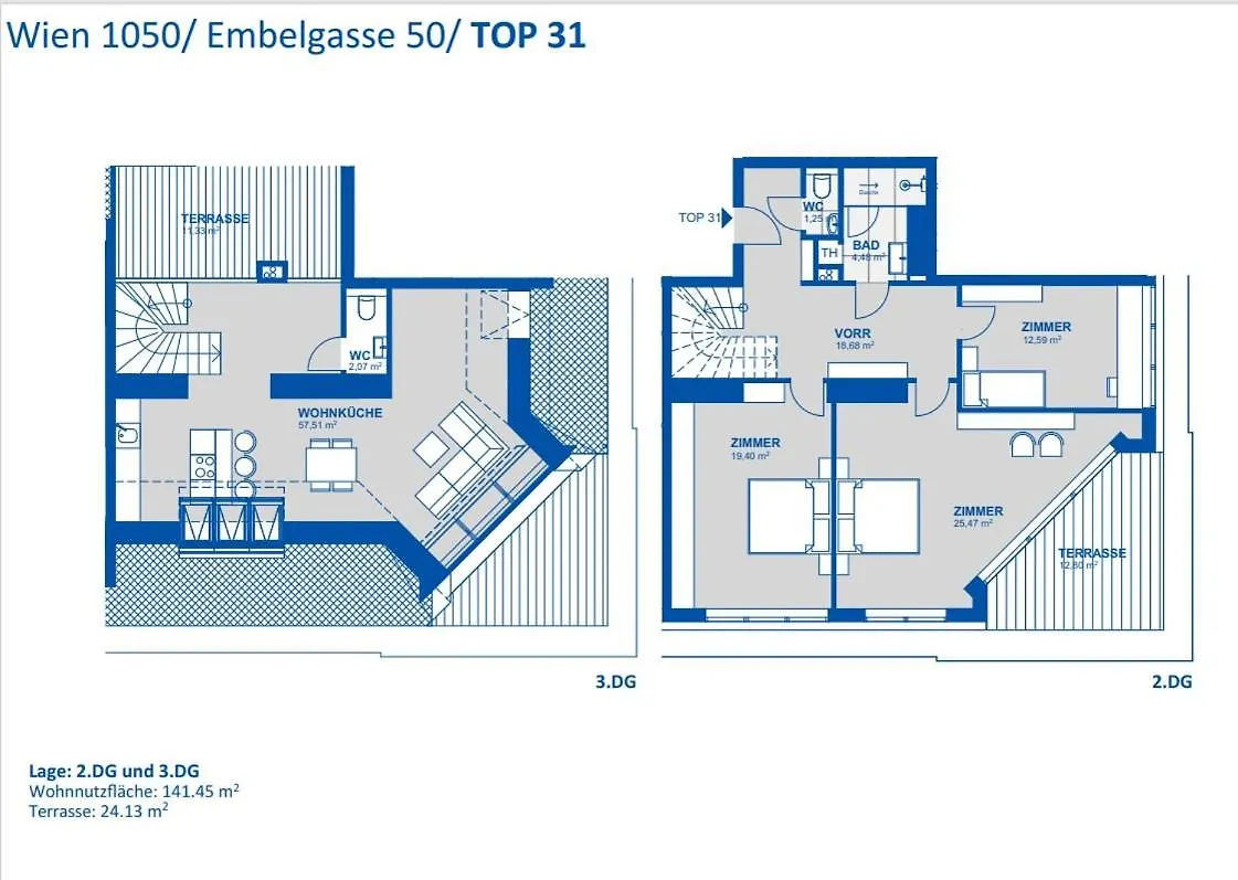 Apartment Triangle Penthouse Wien